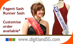 P301: Pageant Sashes | Supply by DigitLand
