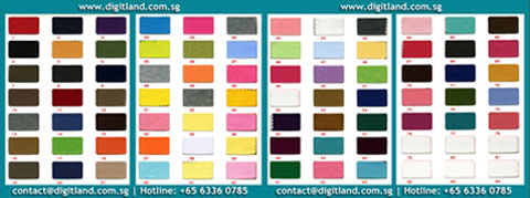 DigitLand Ready Stock - Fabric Color Swatch