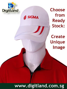 Caps-Embroidery-Printing-White-Cap-Red-Shirt