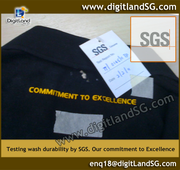 DigitLand test print Durability by SGS